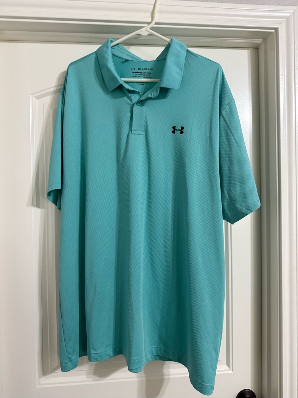 Under Armour Men's Aqua/Turquoise Performance Polo